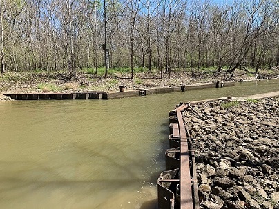 Partial View of Structure A at Wallisville project